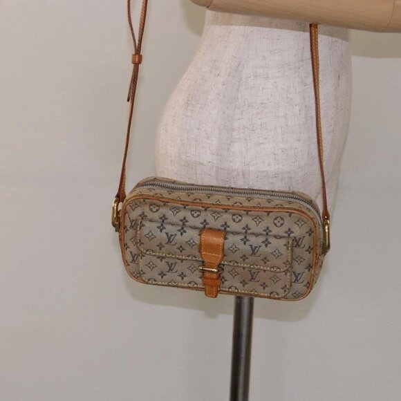 LOUIS VUITTON Monogram Mini Juliet MM Shoulder Bag Blue M92004 LV Auth BA4861 - Picture 1 of 16